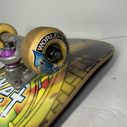 Vintage World Industries Wet Willy “STAINED GLASS” Complete Skateboard RARE! 🔥 - Picture 7 of 17