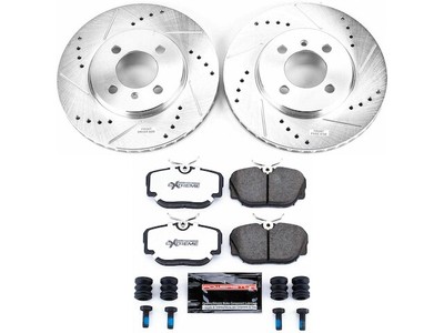 Front Brake Pad and Rotor Kit For 1991-1992 BMW 318i E30 FG717VZ