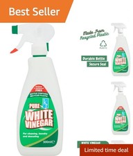 Eco-Friendly 500ml White Vinegar Cleaning Spray - Safe & Refreshing Formula 13.98 per litre