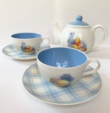Winnie the Pooh Tea Pot 4.33x4.72" /Cup 2 3.54x2.16" /Saucer 2 5.7" set Pooh