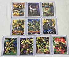 Teenage Mutant Ninja Turtles 10 Sticker Complete Set Vending Machine Toy 2014