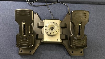 Logitech G Pro Flight Rudder Pedals - Black (Used, Good Condition)