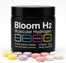 Hydrogen Water Tablets with Elemental Magnesium - Bloom H2 Tabs - 12 Ppm Molecul