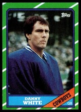 Danny White 1986 Topps #125 Dallas Cowboys 32135 Football Card