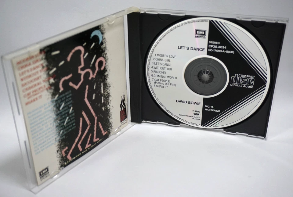 David Bowie : Let's Dance  CD (Japan 1983 Press) CP35-3034 Black Triangle RARE - Image 3 of 4
