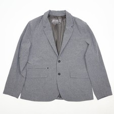 Eddie Bauer Men's Gray Blazer Jacket Size 44 Mesh Lined Ultimate Voyager
