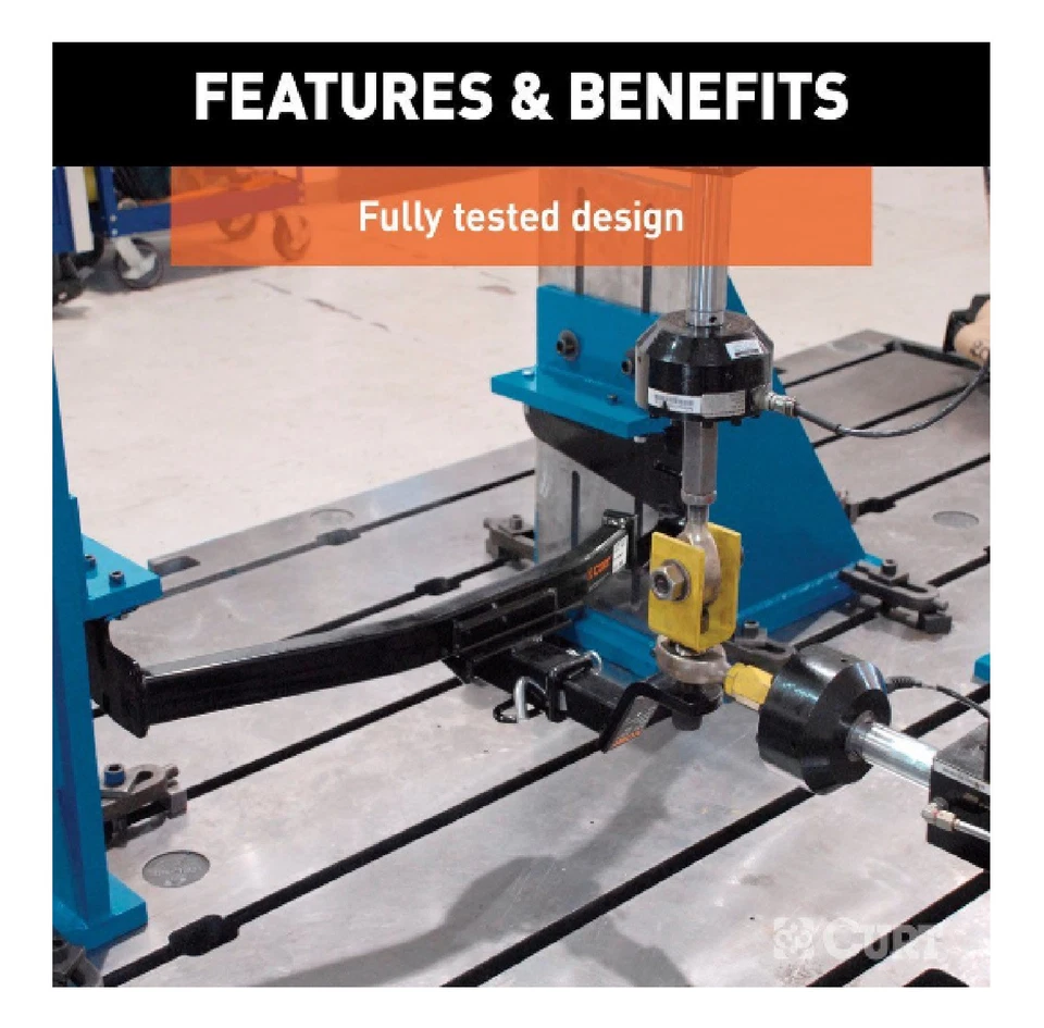 Curt Class 3 Trailer Hitch w/ 2" Receiver 13517 for Tracker Grand Vitara XL-7 - Imagem 4 de 4