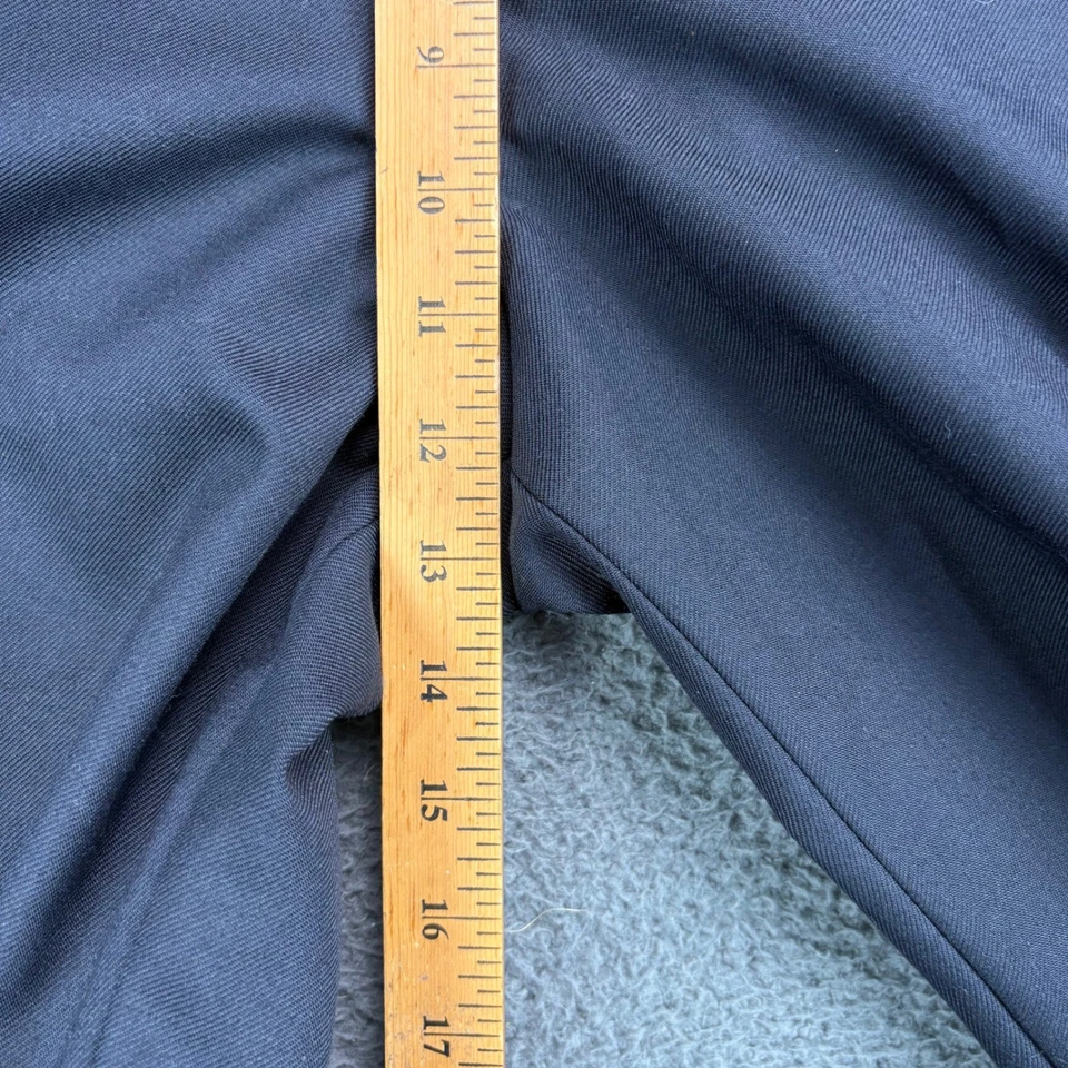 Blauer 8560W Dark Navy Wool Blend Dress Pants Women Size 10 Regular - Image 4 of 4