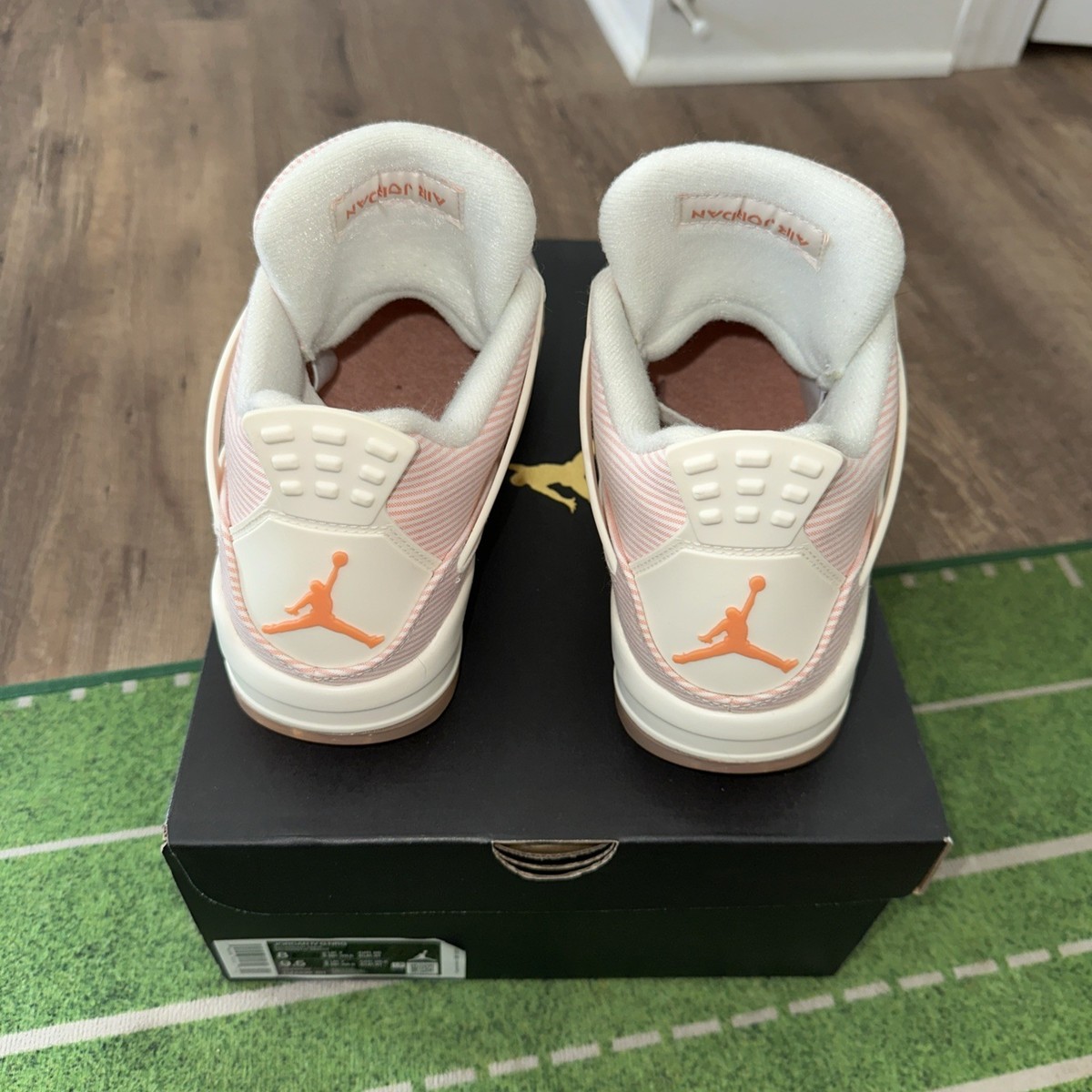 Nike Air Jordan 4 Retro IV Seersucker Pink Golf Mens Sizes CZ2439