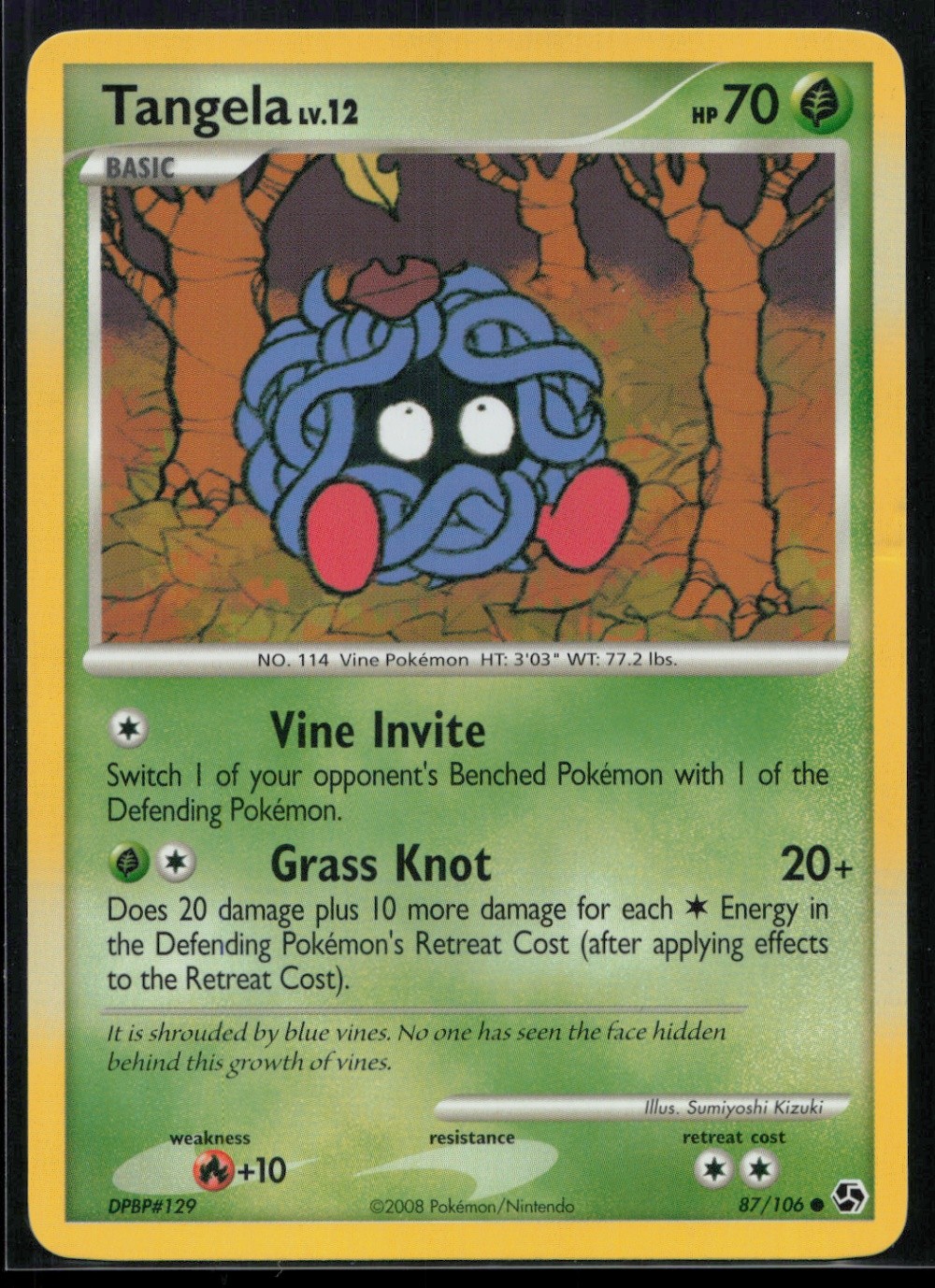 Tangela Common Great Encounters 87/106 NM