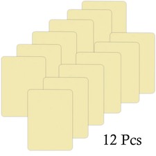 12 Sheets Tattoo Skin Practice Double Sides fake skin for Tattoo Supplies 6"x8"