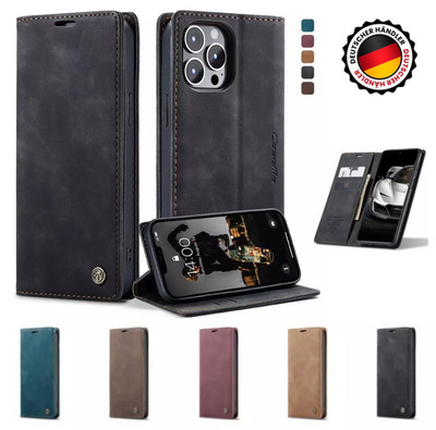 Handy Hülle Iphone 17 16 15 14 13 12 11 Plus Pro Max Air Klapphülle Tasche Case