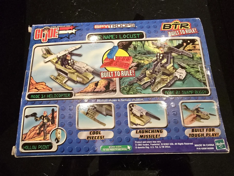 Hasbro Action Building Set 6502 GI JOE vs COBRA LANCUST Lego Mega Bloks NUEVO Foto 3 de 4