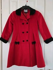 ROTHSCHILD Little Girls RED Winter Pea COAT Size 6