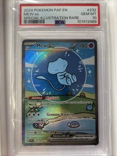 PSA 10 Bubble Mew - MEW EX #232 (SIR) Paldean Fates Great Conditions 🔥🔥