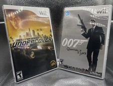 Need for Speed Undercover AND 007: Quantum Of Solace Nintendo WII Tested Working