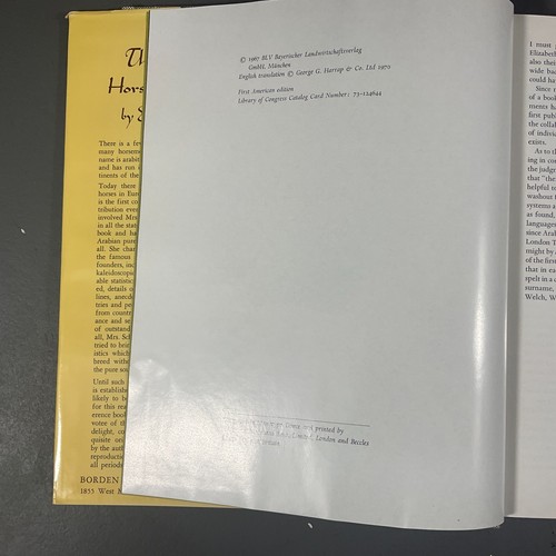 The Arab Horse in Europe by Erika Schiele Borden Publishing VTG Hardcover 1970 - Picture 12 of 24