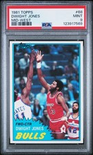 1981 TOPPS MID-WEST #68 DWIGHT JONES PSA 9