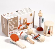 Musikinstrumente f&uuml;r Kleinkinder Montessori Percussion Set 5 in 1 Baby 1-3 Jahre