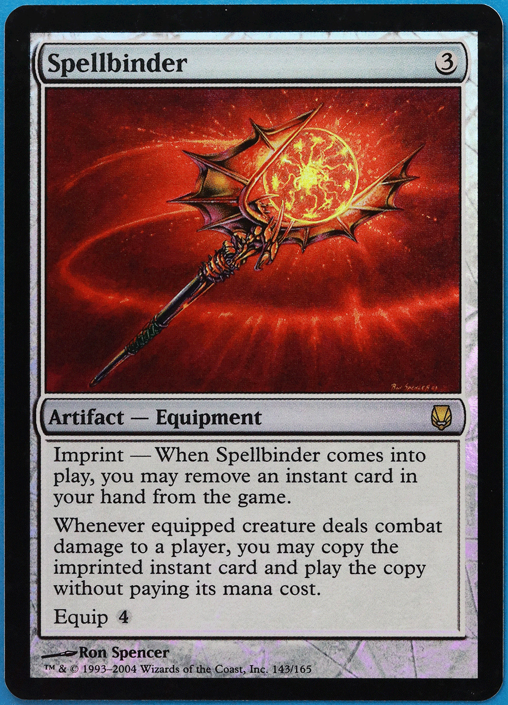 Spellbinder FOIL Darksteel NM Artifact Rare MAGIC MTG CARD (ID# 500541) ABUGames