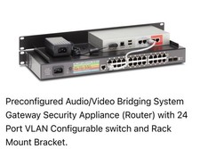 Pakedge RSB K24C Router Pre-Configured Audio Video Bridging System NEW