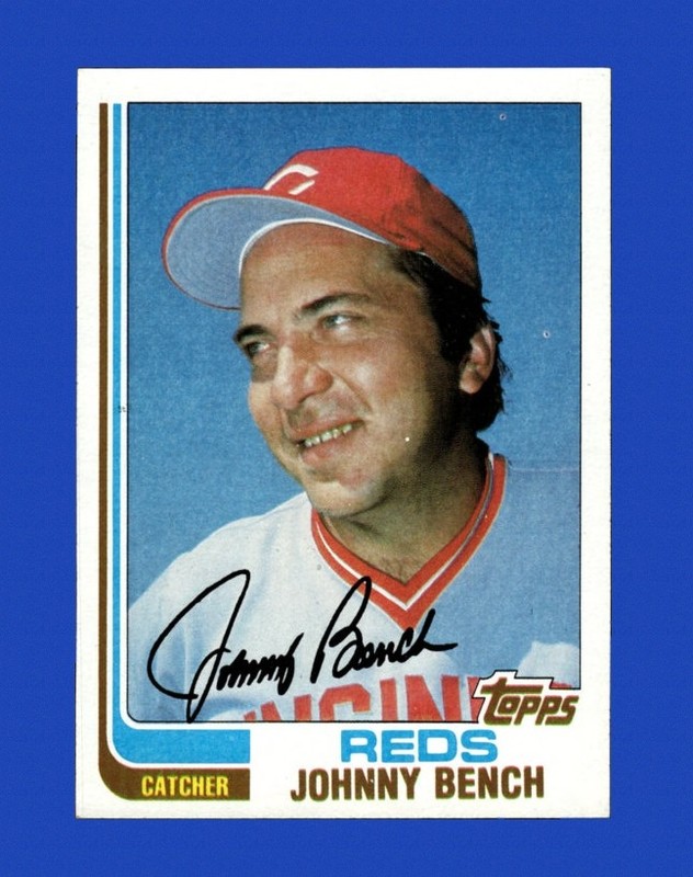 1982 Topps Set-Break #400 Johnny Bench NM-MT OR BETTER *GMCARDS*