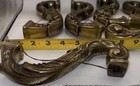 Vintage 6 Heavy Brass Scrolled Chandelier Arms Salvage 8” L  Each — photo 6