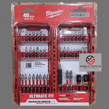Milwaukee SHOCKWAVE 40 Pcs Impact Duty Bit Se...