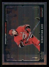 2021-22 O-Pee-Chee Platinum Photo Driven Sebastian Aho Carolina Hurricanes #PD-6