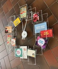 Große XXL Wanduhr Collage Bilderrahmen-Uhr 