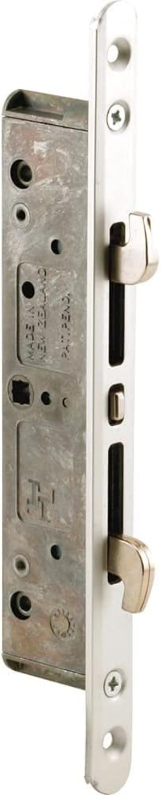 Heavy-Duty Sliding Glass Door Lock, Mortise 2-Point,  Aluminum Faceplate