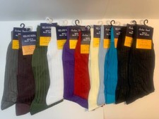 Men's Sheer Dress Socks Silky Feel