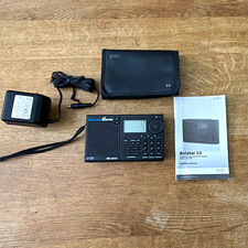 Eton G6 Aviator Buzz Aldrin Edition Portable Shortwave Radio Black w/ Case