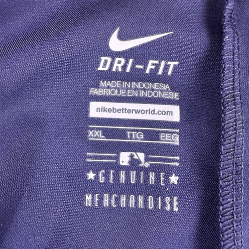 Nike Milwaukee Brewers Men's XXL Jacket Lightweight Dri-Fit Full Zip Windbreaker - Picture 9 of 10
