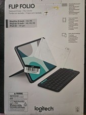 Logitech Flip Folio Keyboard Case for iPad Pro  Air 11" 920-013369 New 