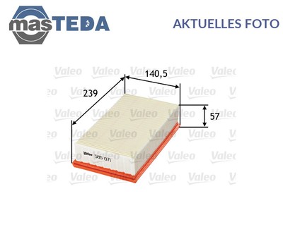 585071 MOTOR LUFTFILTER MOTORFILTER VALEO FÜR NISSAN MICRA III,NOTE 1.5 DCI