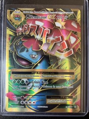 Pokémon TCG Mega Venusaur EX 100/108 Full Art Pristine Condition