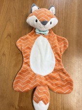 Baby Aspen Lovey Snuggles Fox Plush Orange EUC