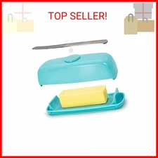 Butter Hub Butter Dish with Lid and Knife, Magnetic Butter Keeper, Easy Scoop, N