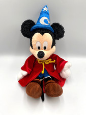 Disney Store Sorcerer Magic Fantasia Mickey Mouse Plush Medium Wizard Toy 14  