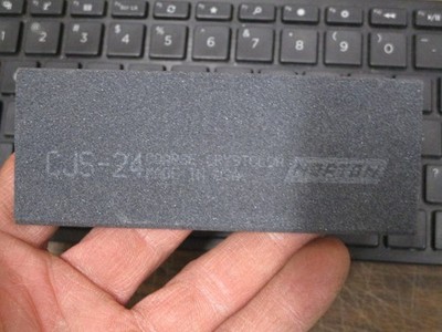 Norton CJS24  4-1/2'' X 1-3/4'' X 1/16'' Slip Crystolon Coarse Sharpening Stone