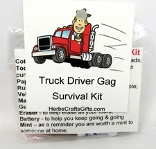 Truck Driver Gag Survival Kit Gift Unique Clean Funny Original CDL US Seller dxy