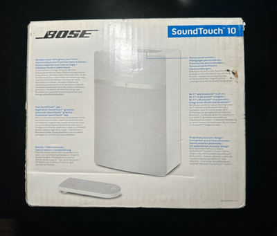 Bose SoundTouch 10 Wireless Music System - White for sale online