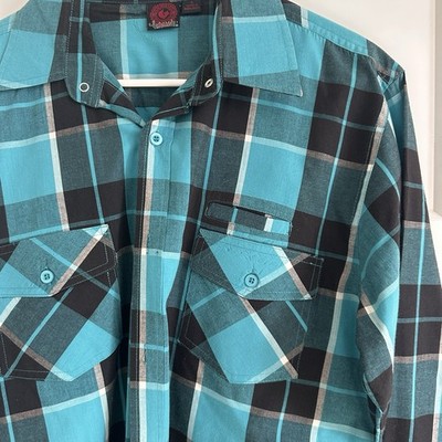 Burnside Men's Long Sleeve Button Down Regular Fit Shirt