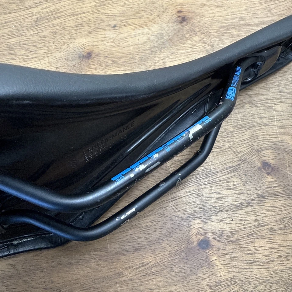 Rieles de tubo Ti para silla de montar SQlab 612 14 cm negro Foto 4 de 4