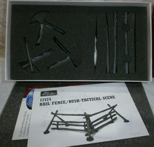 W Britains toy soldiers ACW Rail Fence /Bush-Tactical scene 17574