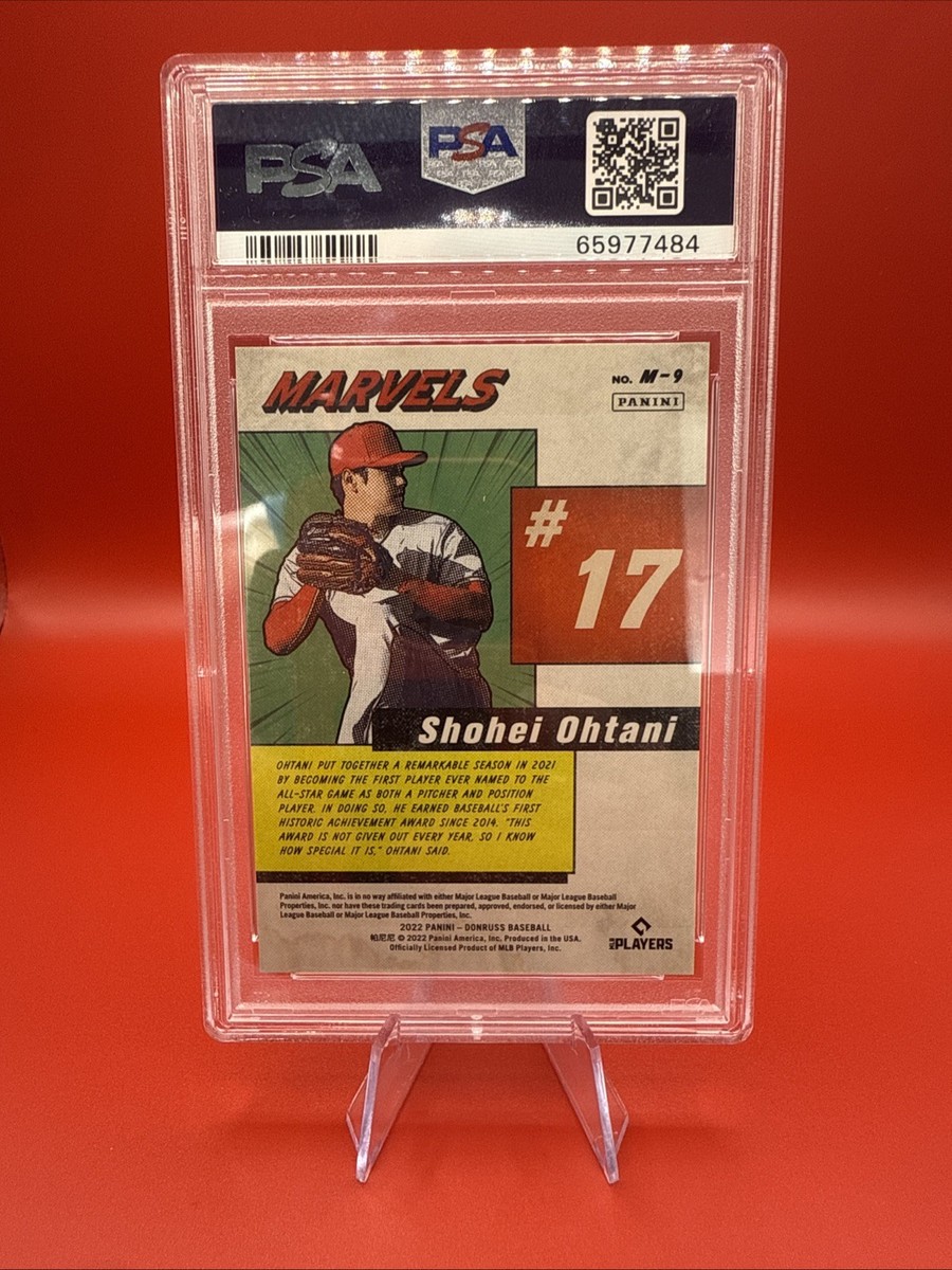 Topps Donruss Shohei Ohtani Marvels #M9 /999 PSA 10 | eBay