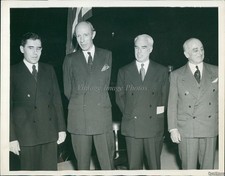 1944 Photo Soviet Amb Andre Gromyko Earl Of Halifax H Stettinus Politics 7X9