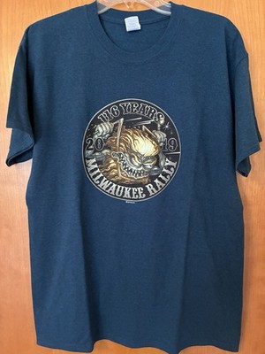 Gilden Motorcycle Short Sleeve T-Shirt Milwaukee Rally 2019