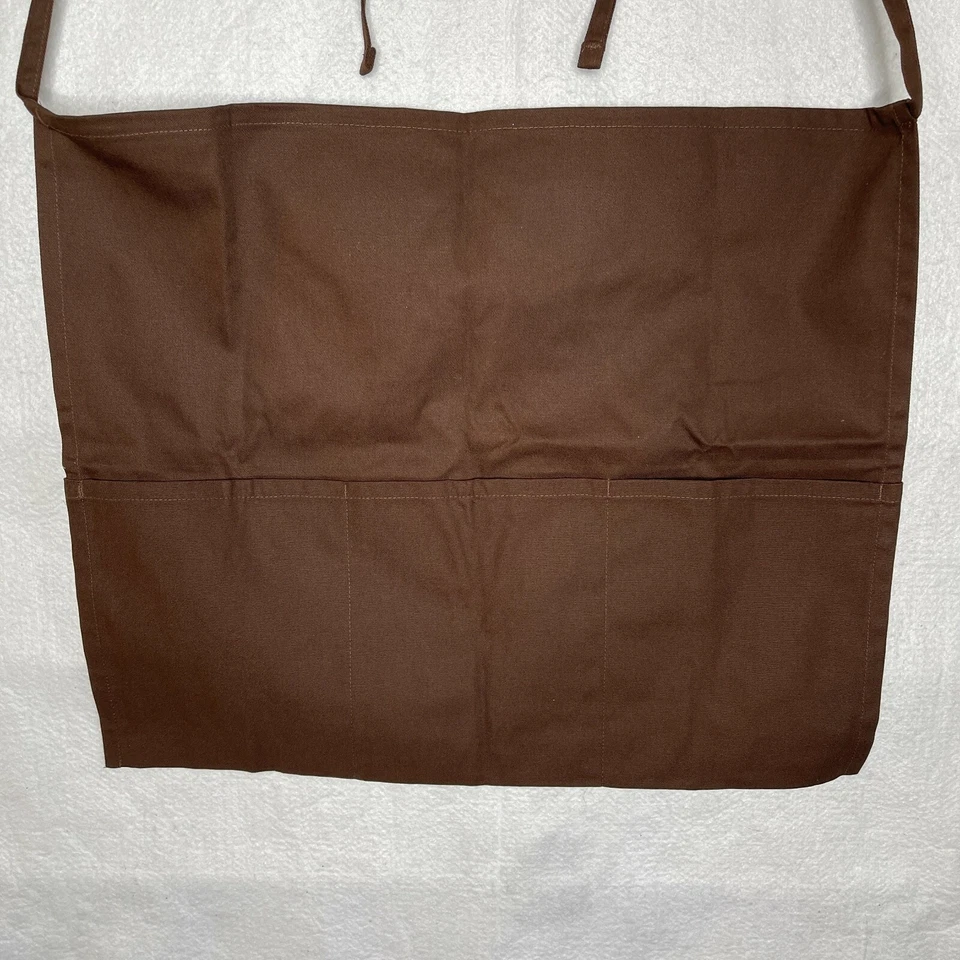 Uncommon Threads Unisex Waist Apron Tie Closure 22W X 18L Brown One Size NWOT - Image 2 of 4